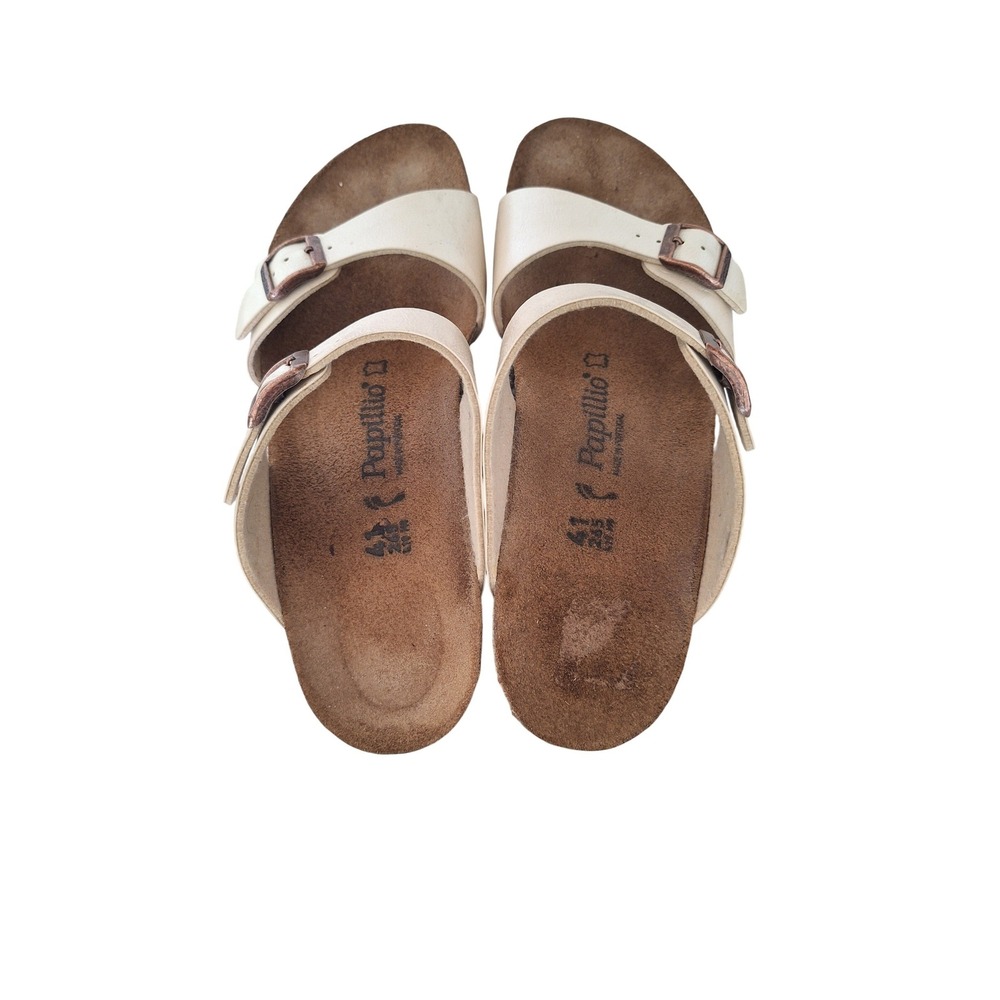 Papillio by Birkenstock Dorothy cream Wedge Sandals EU 41 W10 - Picture 4 of 11